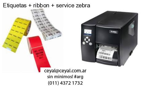 Etiquetas   ribbon   service zebra