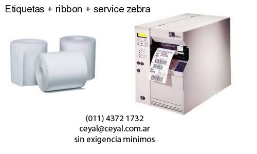 Etiquetas   ribbon   service zebra