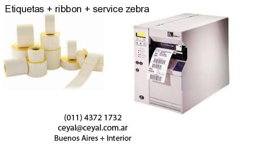 Etiquetas   ribbon   service zebra