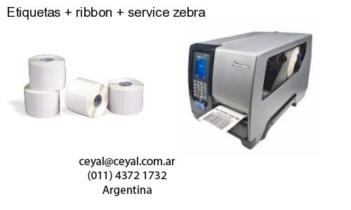 Etiquetas   ribbon   service zebra
