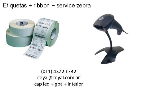 Etiquetas   ribbon   service zebra