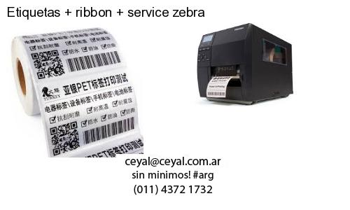 Etiquetas   ribbon   service zebra