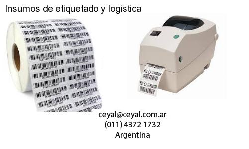 Insumos de etiquetado y logistica