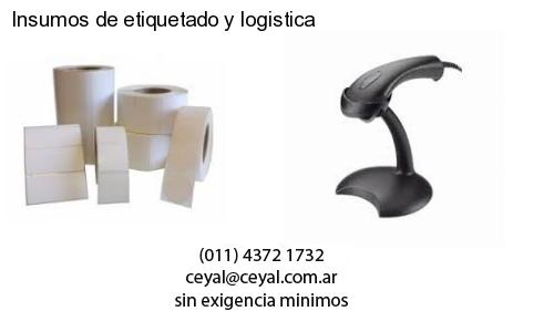 Insumos de etiquetado y logistica