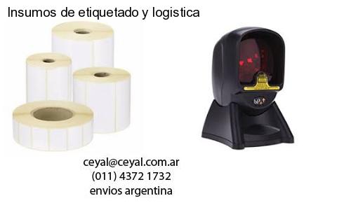 Insumos de etiquetado y logistica