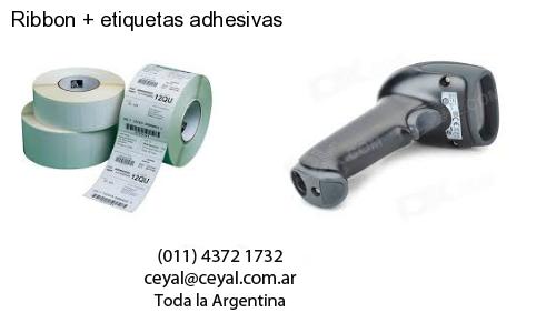 Ribbon etiquetas adhesivas