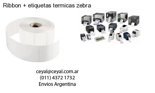 Ribbon etiquetas termicas zebra
