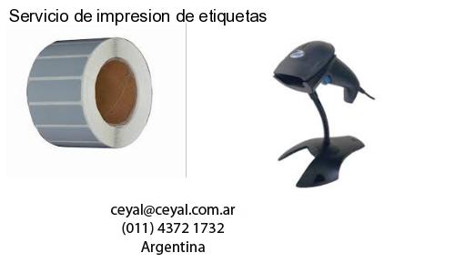Servicio de impresion de etiquetas
