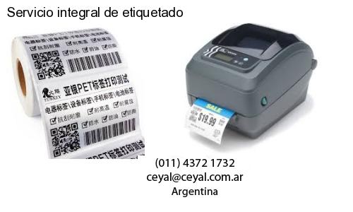 Servicio integral de etiquetado