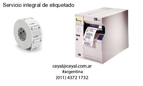Servicio integral de etiquetado