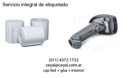 Servicio integral de etiquetado