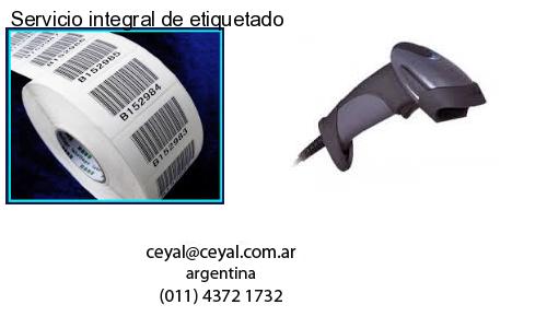 Servicio integral de etiquetado