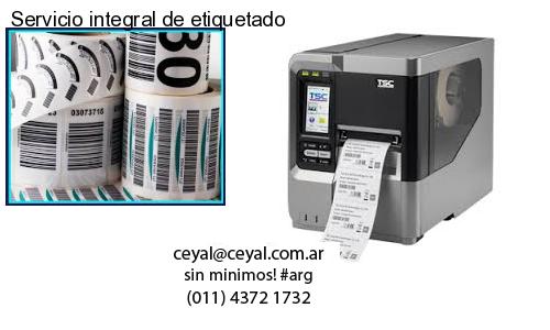 Servicio integral de etiquetado