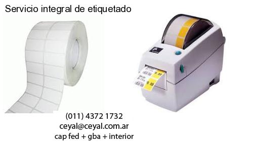 Servicio integral de etiquetado