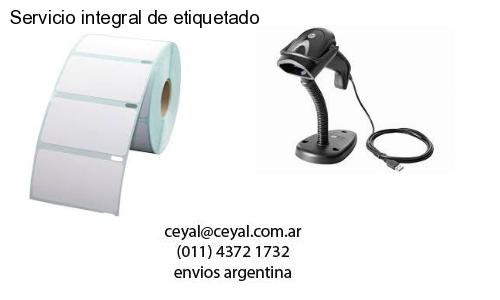 Servicio integral de etiquetado