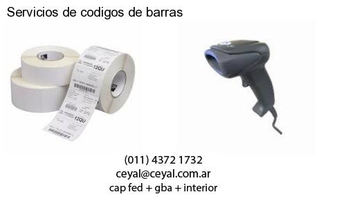 Servicios de codigos de barras