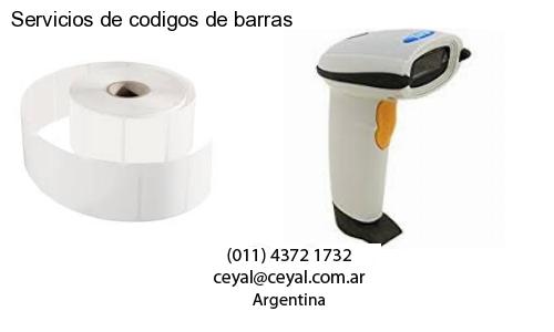 Servicios de codigos de barras