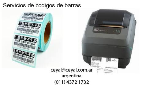 Servicios de codigos de barras