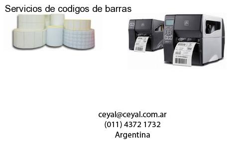 Servicios de codigos de barras