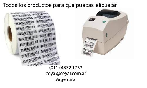 Todos los productos para que puedas etiquetar