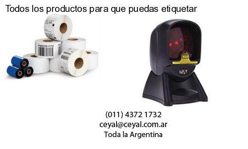 Todos los productos para que puedas etiquetar