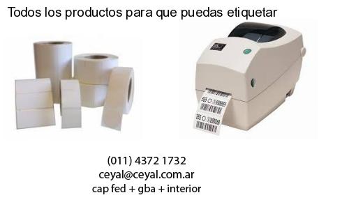 Todos los productos para que puedas etiquetar