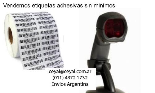 Vendemos etiquetas adhesivas sin minimos