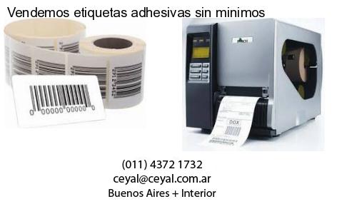 Vendemos etiquetas adhesivas sin minimos