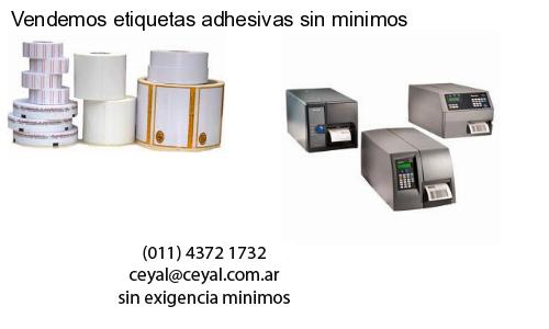 Vendemos etiquetas adhesivas sin minimos