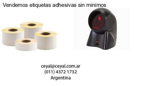 Vendemos etiquetas adhesivas sin minimos