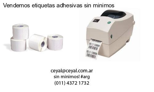Vendemos etiquetas adhesivas sin minimos