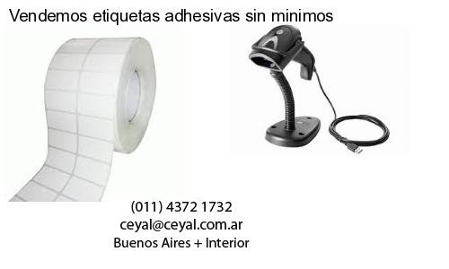 Vendemos etiquetas adhesivas sin minimos