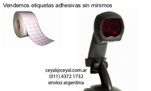 Vendemos etiquetas adhesivas sin minimos