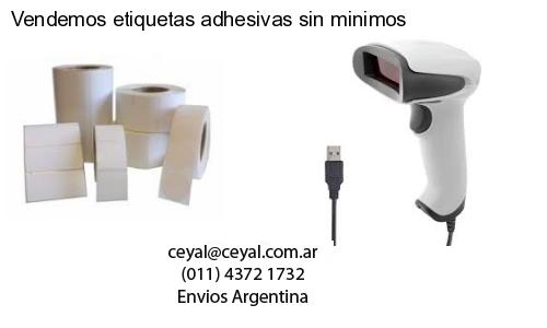 Vendemos etiquetas adhesivas sin minimos