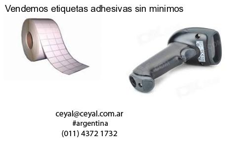 Vendemos etiquetas adhesivas sin minimos