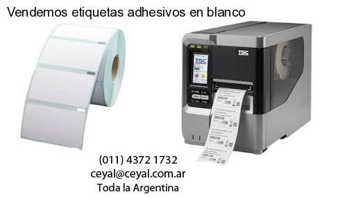 Vendemos etiquetas adhesivos en blanco