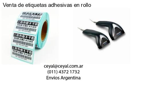 Venta de etiquetas adhesivas en rollo