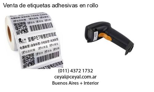 Venta de etiquetas adhesivas en rollo