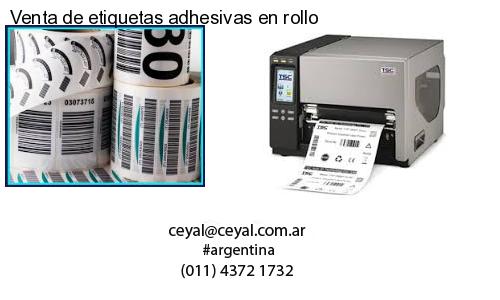 Venta de etiquetas adhesivas en rollo