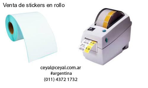 Venta de stickers en rollo