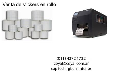 Venta de stickers en rollo