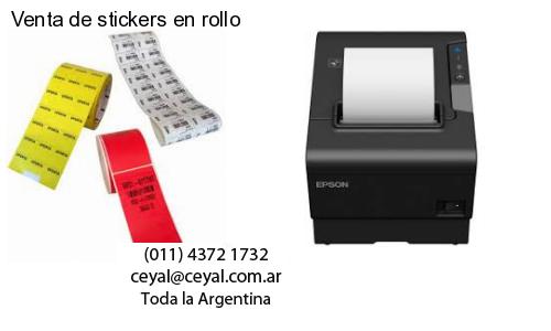 Venta de stickers en rollo