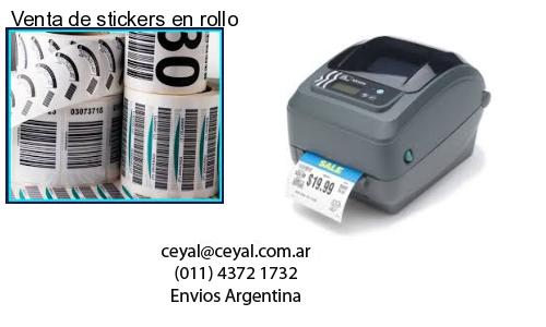 Venta de stickers en rollo