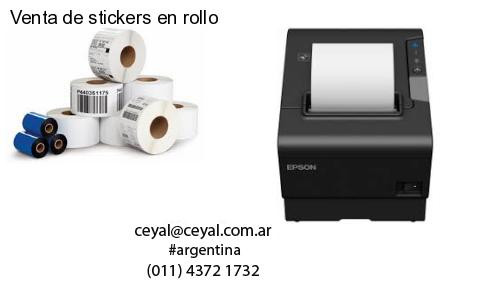 Venta de stickers en rollo