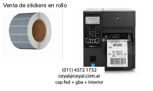 Venta de stickers en rollo