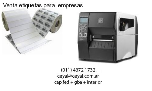 Venta etiquetas para  empresas