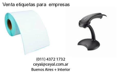 Venta etiquetas para  empresas