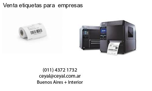 Venta etiquetas para  empresas