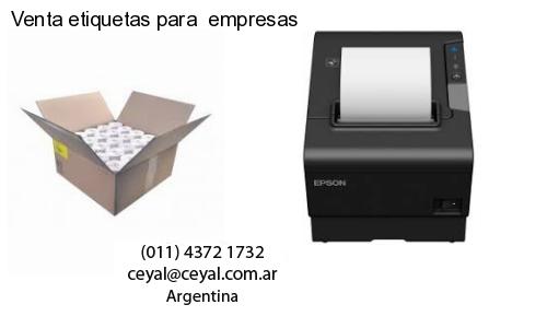 Venta etiquetas para  empresas