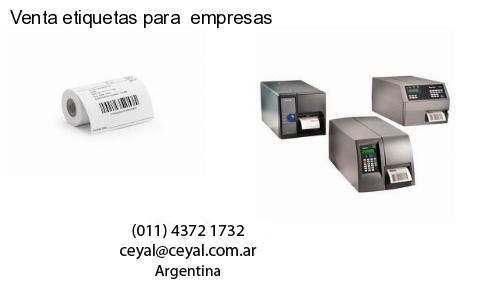 Venta etiquetas para  empresas